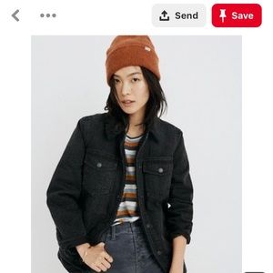 Women’s Levi’s Sherpa-lines trucker jacket